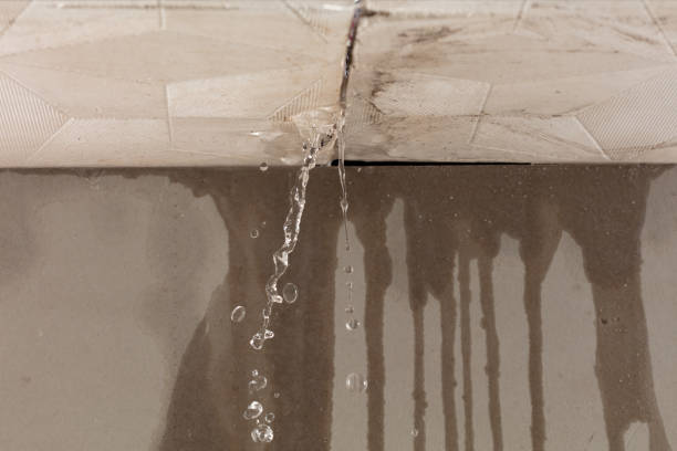 Professional Burst Pipe Cleanup technician working in Redding, CT
